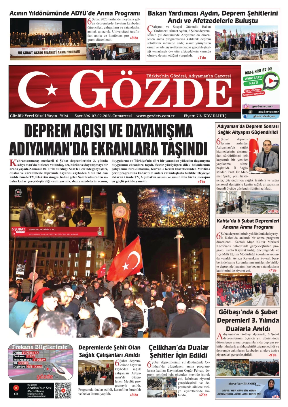 07 ŞUBAT 2026/896 Sayı