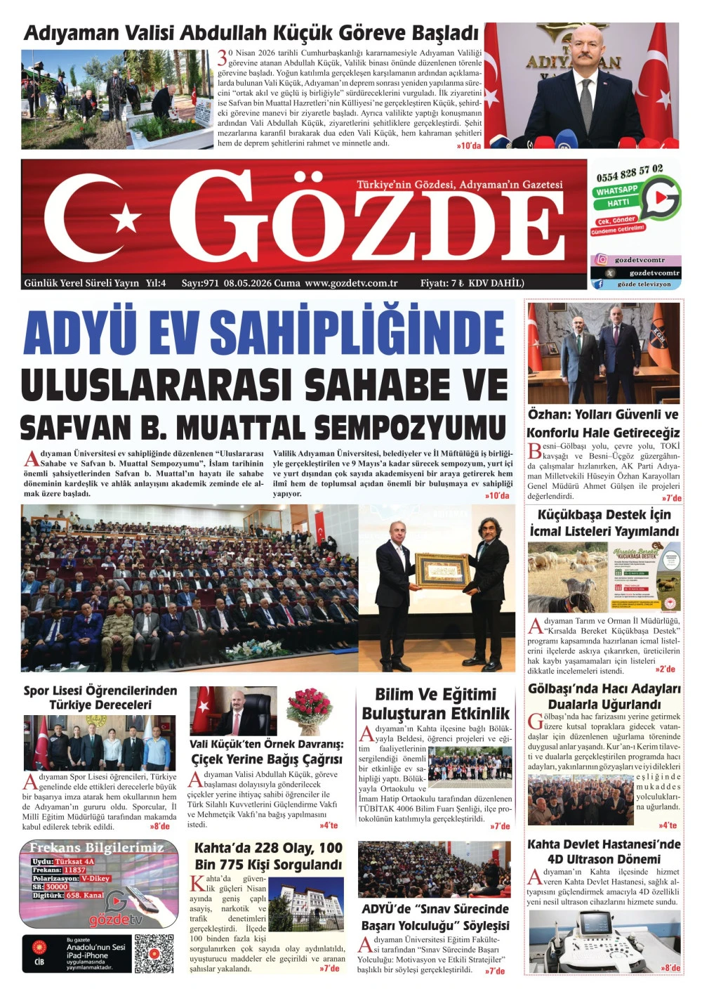 08 MAYIS 2026/971 Sayı