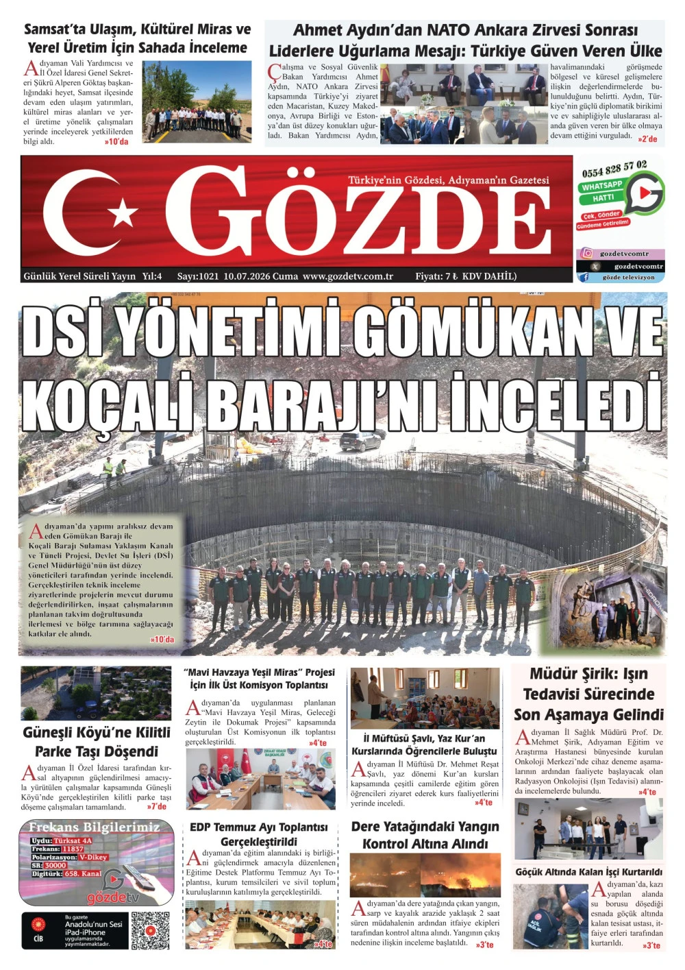 10 TEMMUZ 2026/1021 Sayı