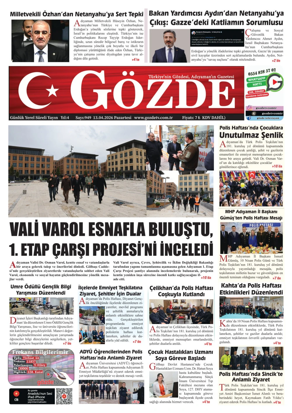 13 NİSAN 2026/949 Sayı