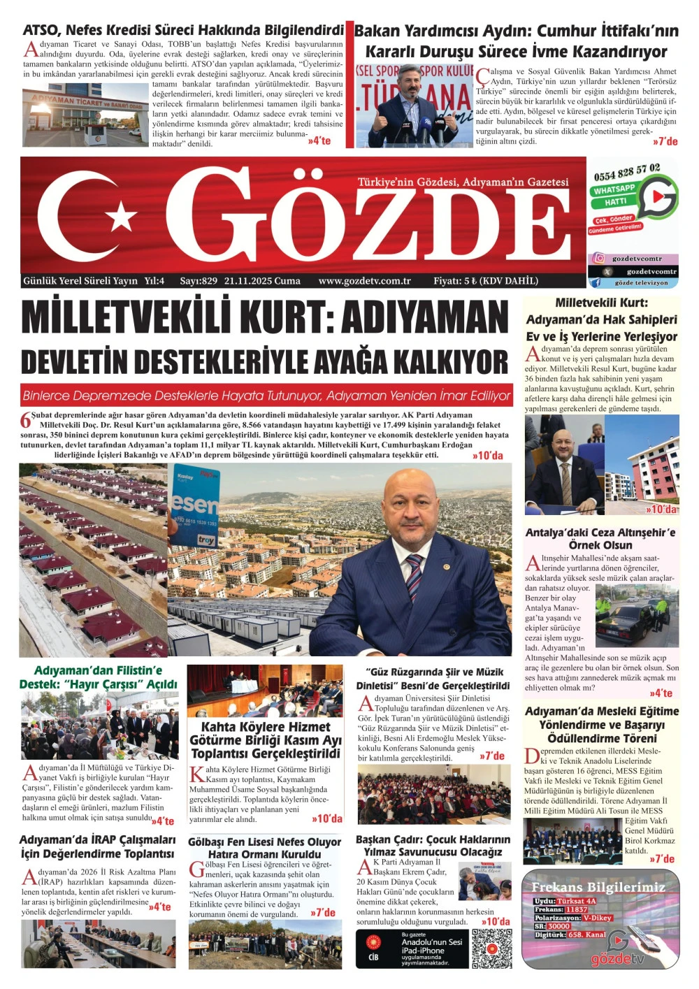 21 Kasım 2025/829 Sayı