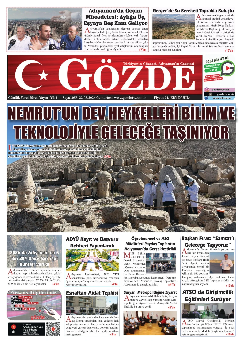22 AĞUSTOS 2026/1058 Sayı