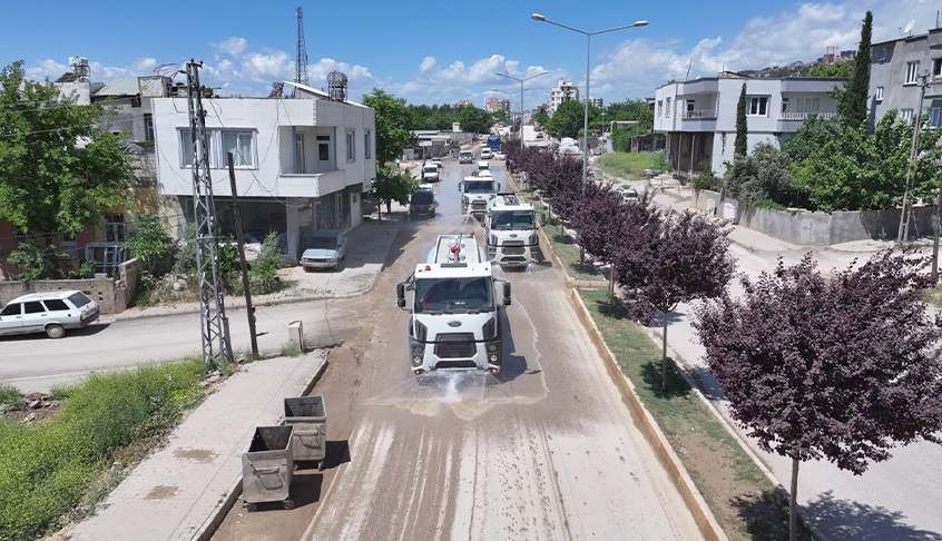 Adıyaman Belediyesi’nden Temizlik Çalışması