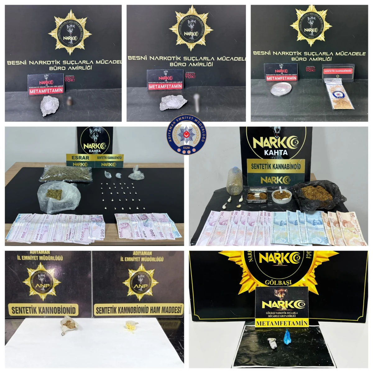 Adıyaman Emniyeti Uyuşturucuya Ge&ccedil;it Vermiyor