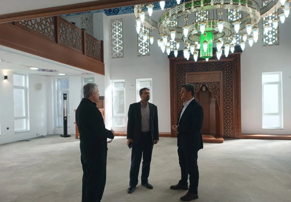 Adıyaman M&uuml;ft&uuml; Vekili ve Yardımcısından Cami ve M&uuml;ft&uuml;l&uuml;k İnşaatına Ziyaret