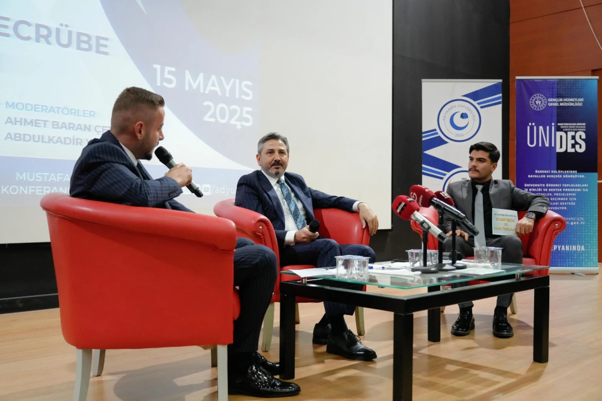  Adıyaman Üniversitesinde “Kürsülerden Sıralara Uzanan Bilgi ve Tecrübe Paylaşımı” Söyleşisi Gerçekleştirildi