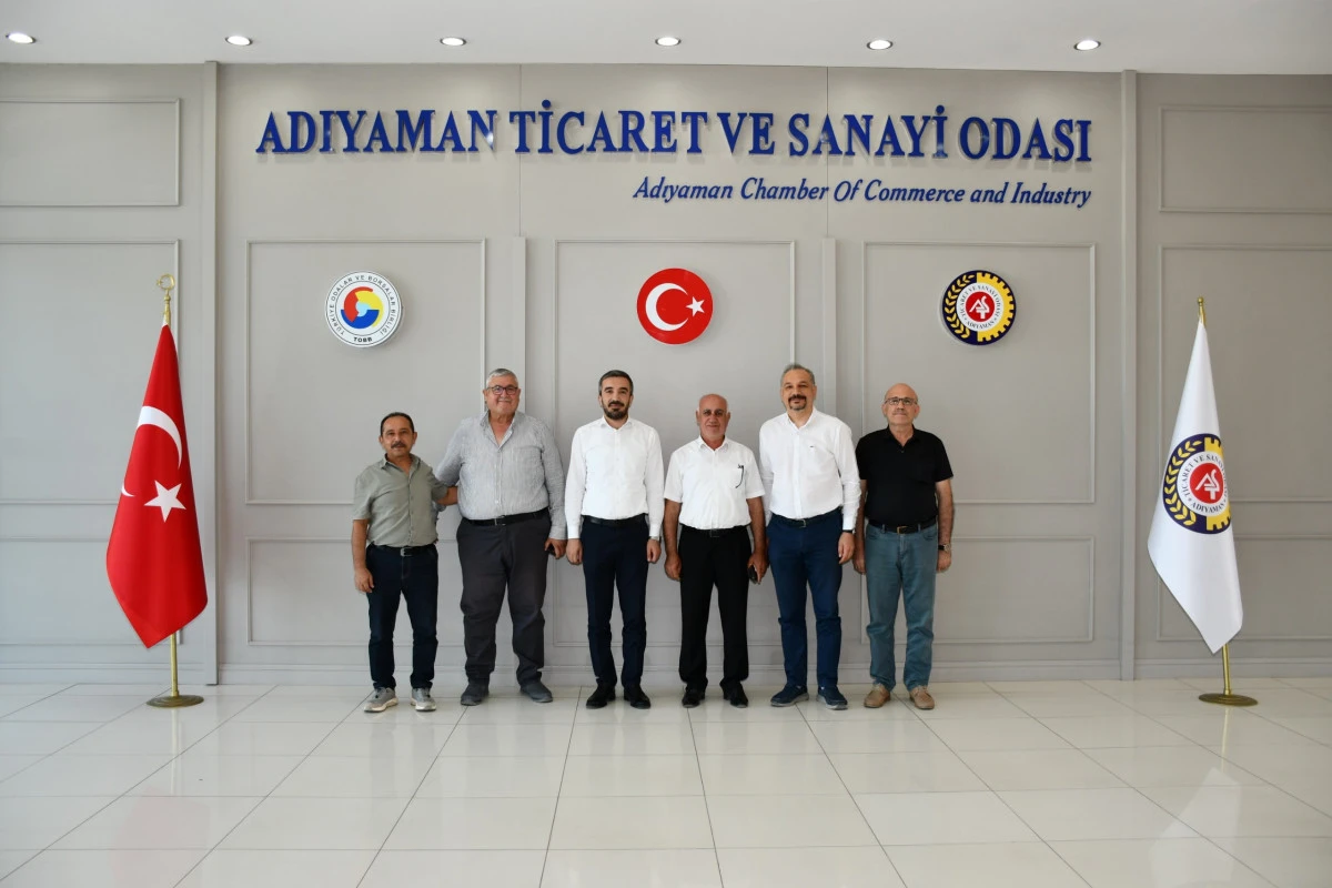 Adıyaman ve Kahta Ziraat Odalarından ATSO'ya Ziyaret