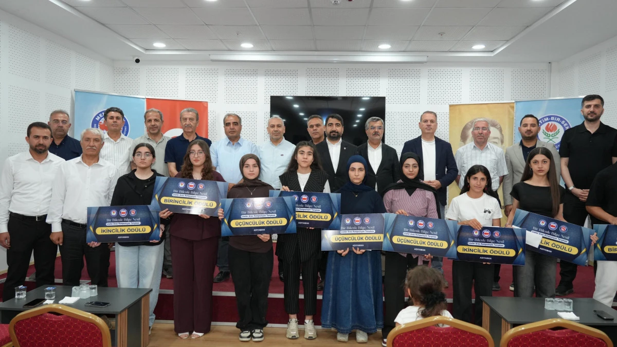Adıyaman&rsquo;da &ldquo;Bir Bilenle Bilge Nesil&rdquo; Kompozisyon Yarışması &Ouml;d&uuml;l T&ouml;reni Ger&ccedil;ekleştirildi