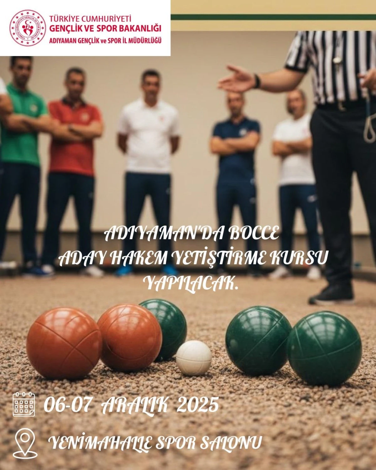 Adıyaman'da Bocce ve Dart Aday Hakem Kursları Düzenleniyor!