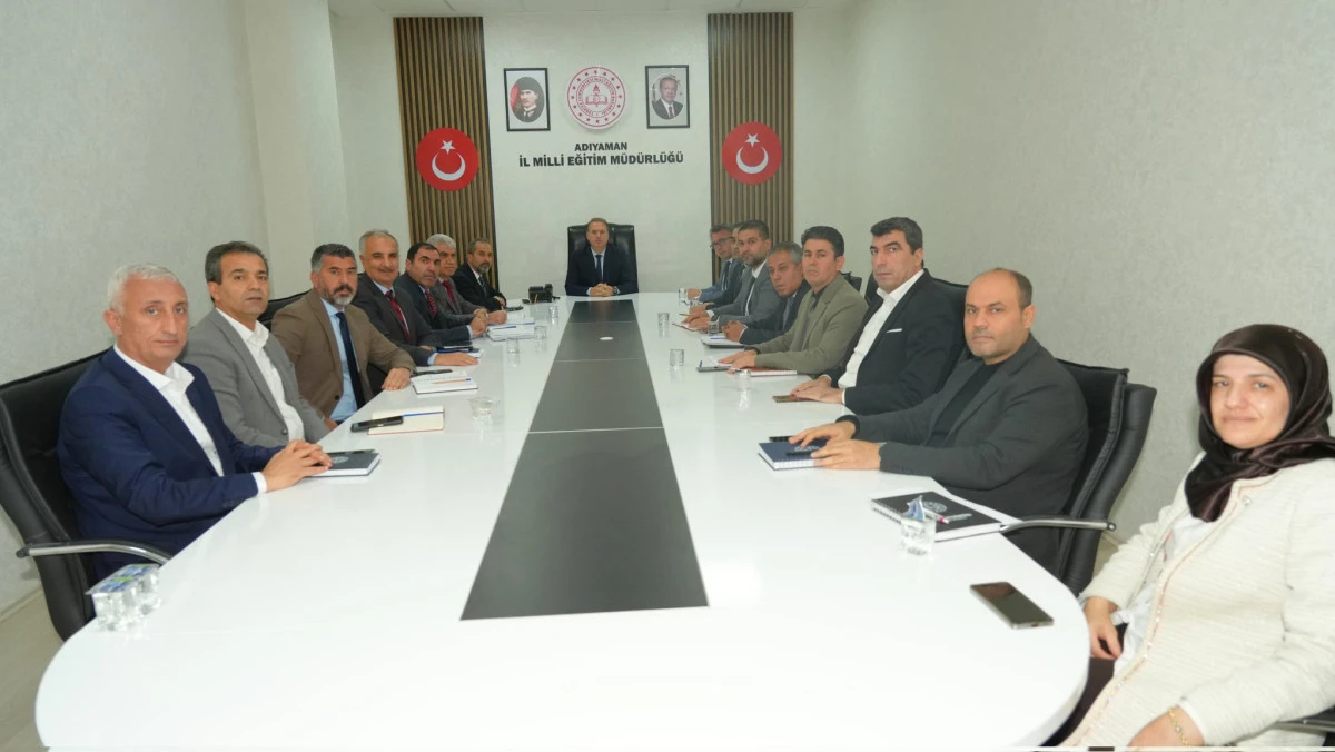 Adıyaman’da Eğitim-Öğretim Değerlendirme Toplantısı Yapıldı
