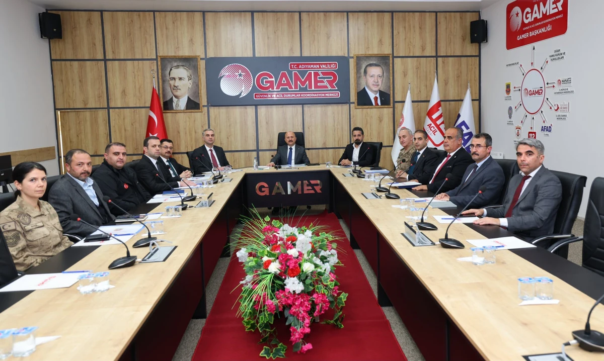Adıyaman'da GAMER İzleme ve Koordinasyon Toplantısı Yapıldı