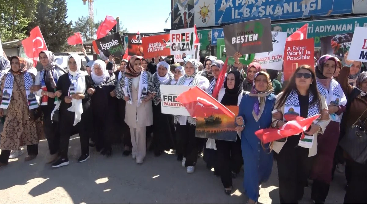 Adıyaman’da “Gazze İçin Sessiz Çığlık” Etkinliği Düzenlendi