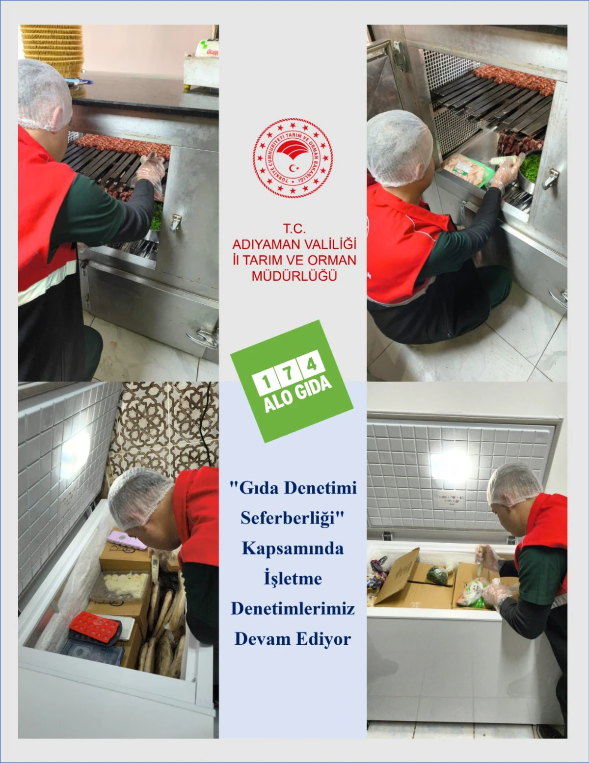 Adıyaman’da Gıda Denetimleri Sürüyor