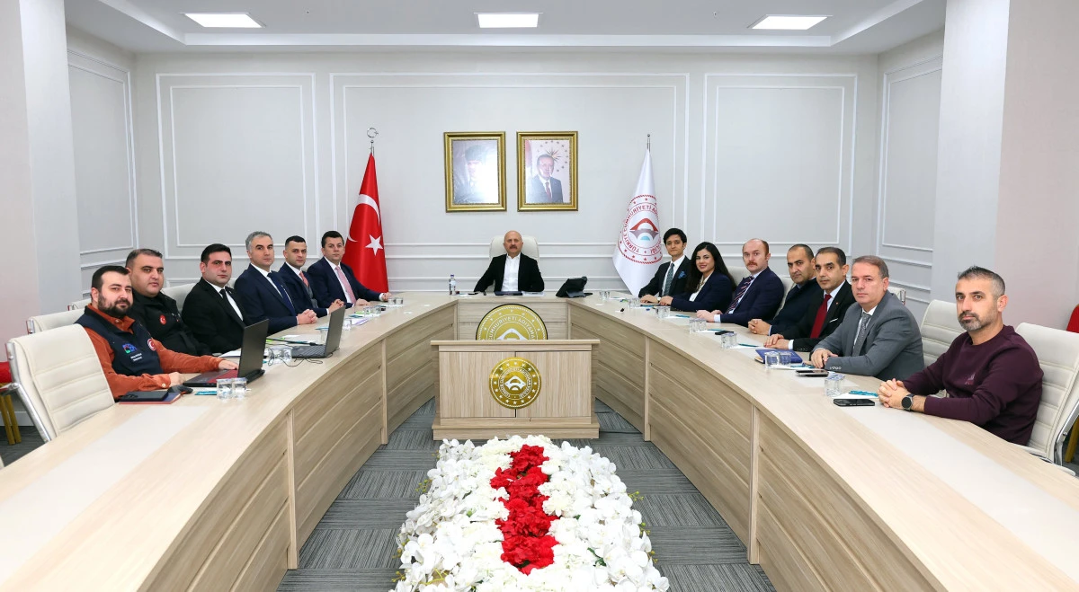 Adıyaman&rsquo;da Haftalık Koordinasyon Toplantısı Yapıldı