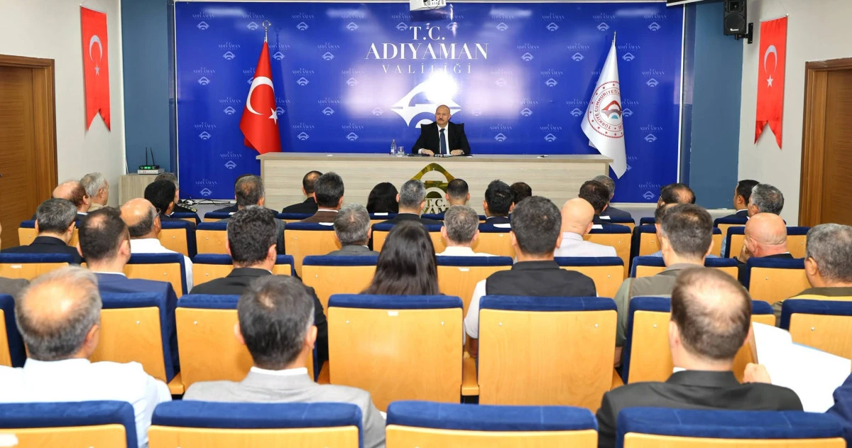 Adıyaman&rsquo;da İl İdare Şube Başkanları Toplantısı Yapıldı