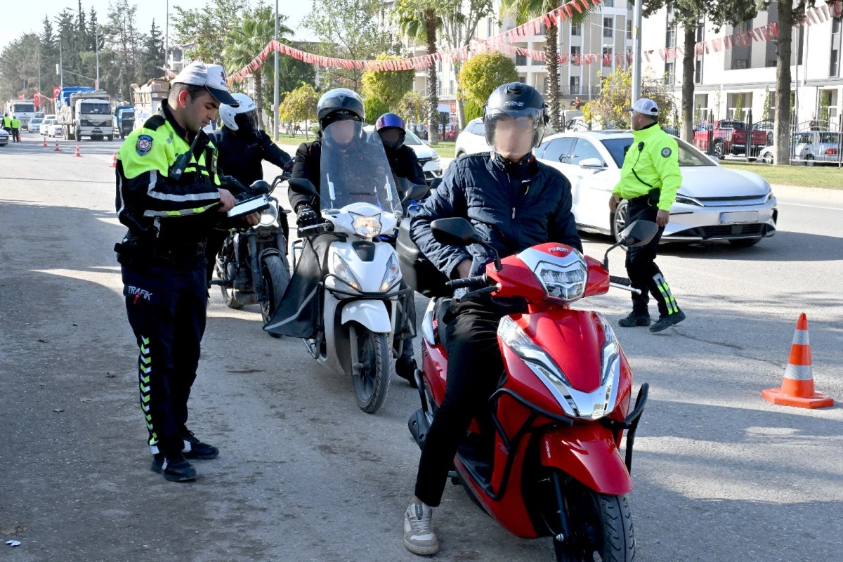 Adıyaman’da Motosiklet ve Motorlu Bisiklet Denetimleri Sıklaştırıldı