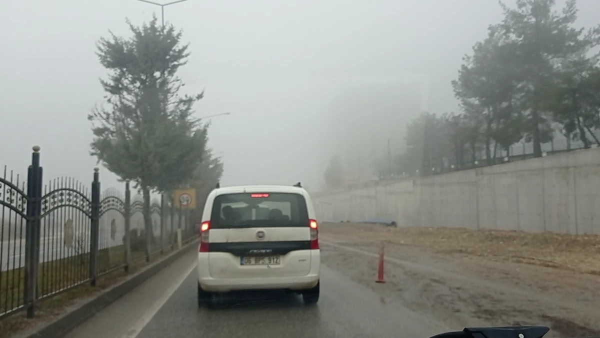 Adıyaman&rsquo;da Sis Hayatı Olumsuz Etkiledi