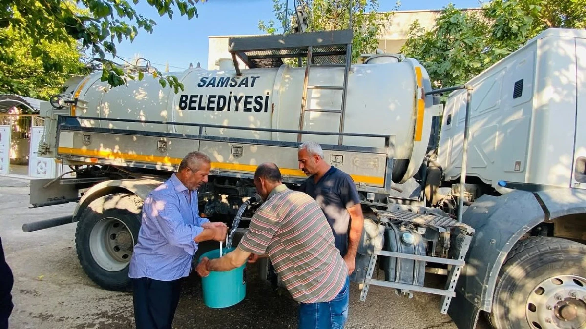 Adıyaman’daki Su Krizine Samsat’tan Müdahale