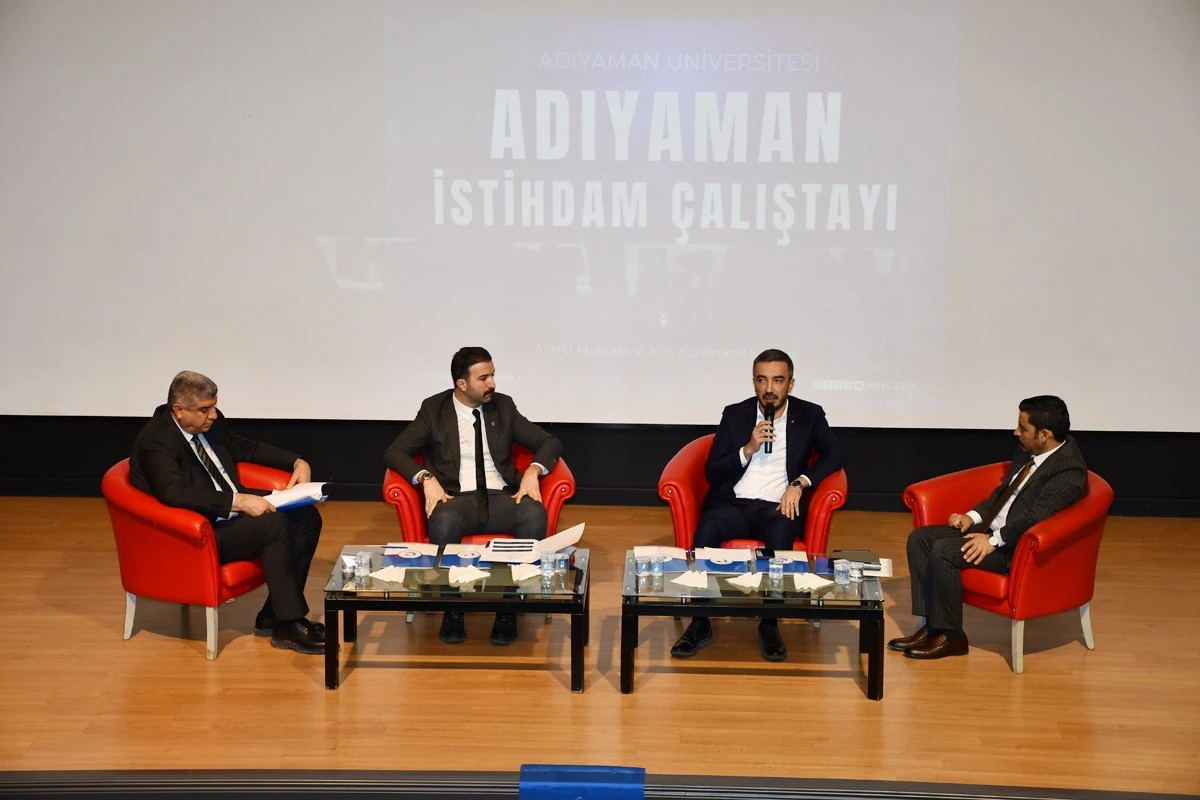 ATSO Başkanı Mehmet Torunoğlu Adıyaman İstihdam &Ccedil;alıştayında Konuştu