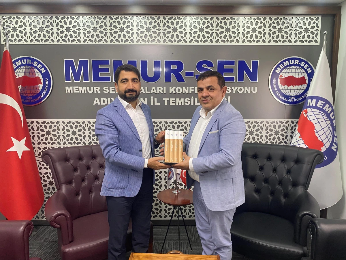 Av. Sami Işık MEMUR-SEN Adıyaman İl temsilciliğine nezaket ziyaretinde bulundu. 