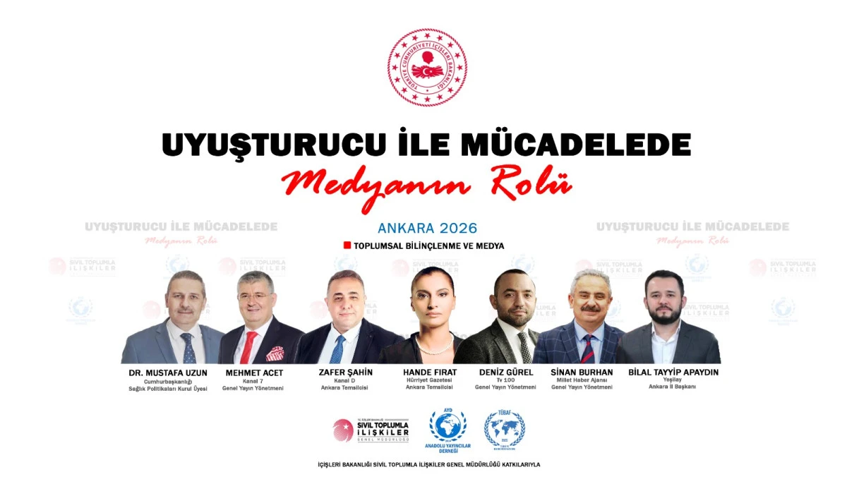 AYD&rsquo;den 7 İlde &ldquo;Uyuşturucu ile M&uuml;cadelede Medyanın Rol&uuml;&rdquo; Paneli
