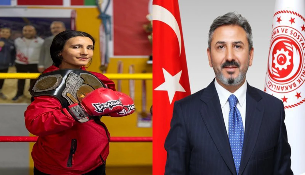 Bakan Yardımcısı Ahmet Aydın'dan Milli Sporcuya Tebrik ve Başarı Dileği