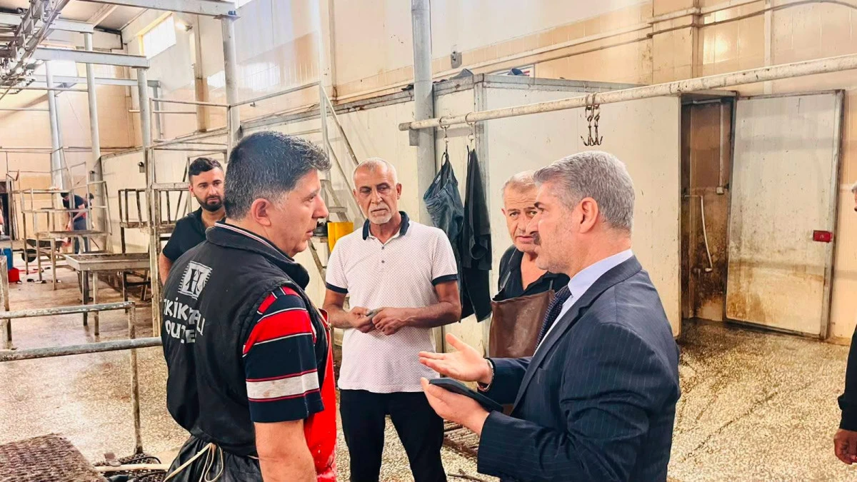 Başkan Alkan&rsquo;dan Mezbahane ve Hayvan Kesim Noktasında İnceleme