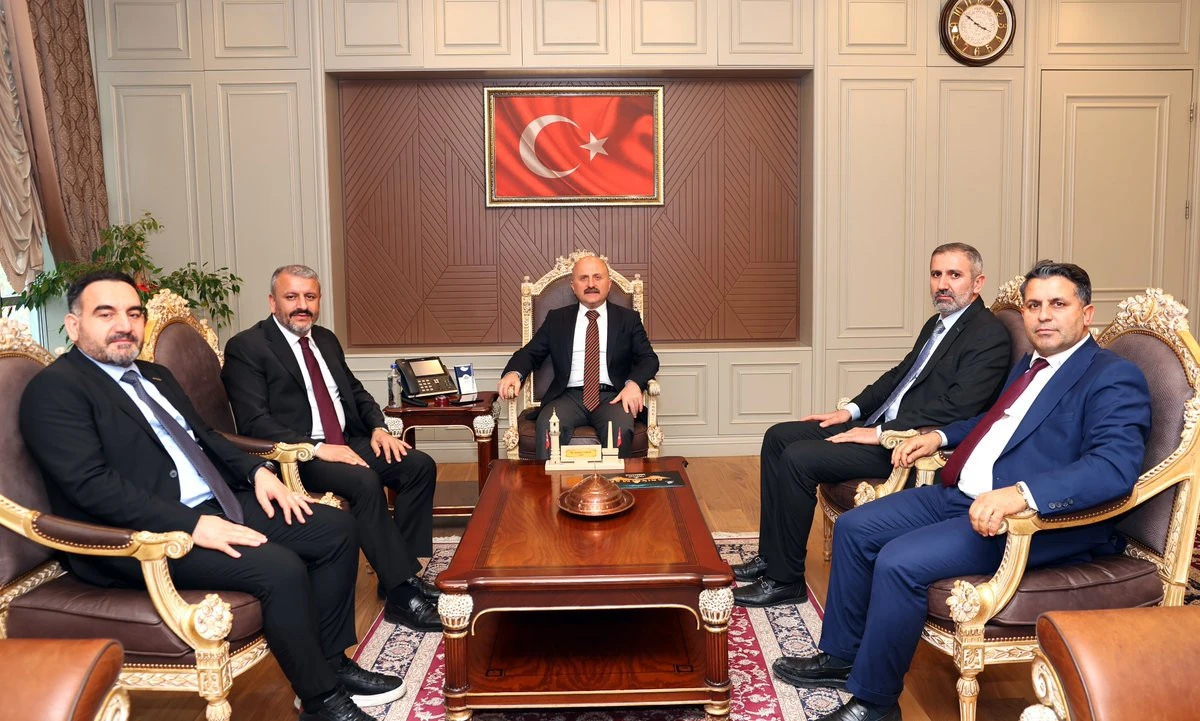 Başkan Sevin&ccedil;tekin, Adıyaman Valisi Dr. Osman Varol'u Ziyaret Etti