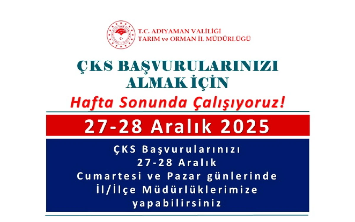 &Ccedil;KS Başvurularının Son Tarihine Az Kaldı: &Ccedil;ift&ccedil;iler İ&ccedil;in Kritik Uyarı!