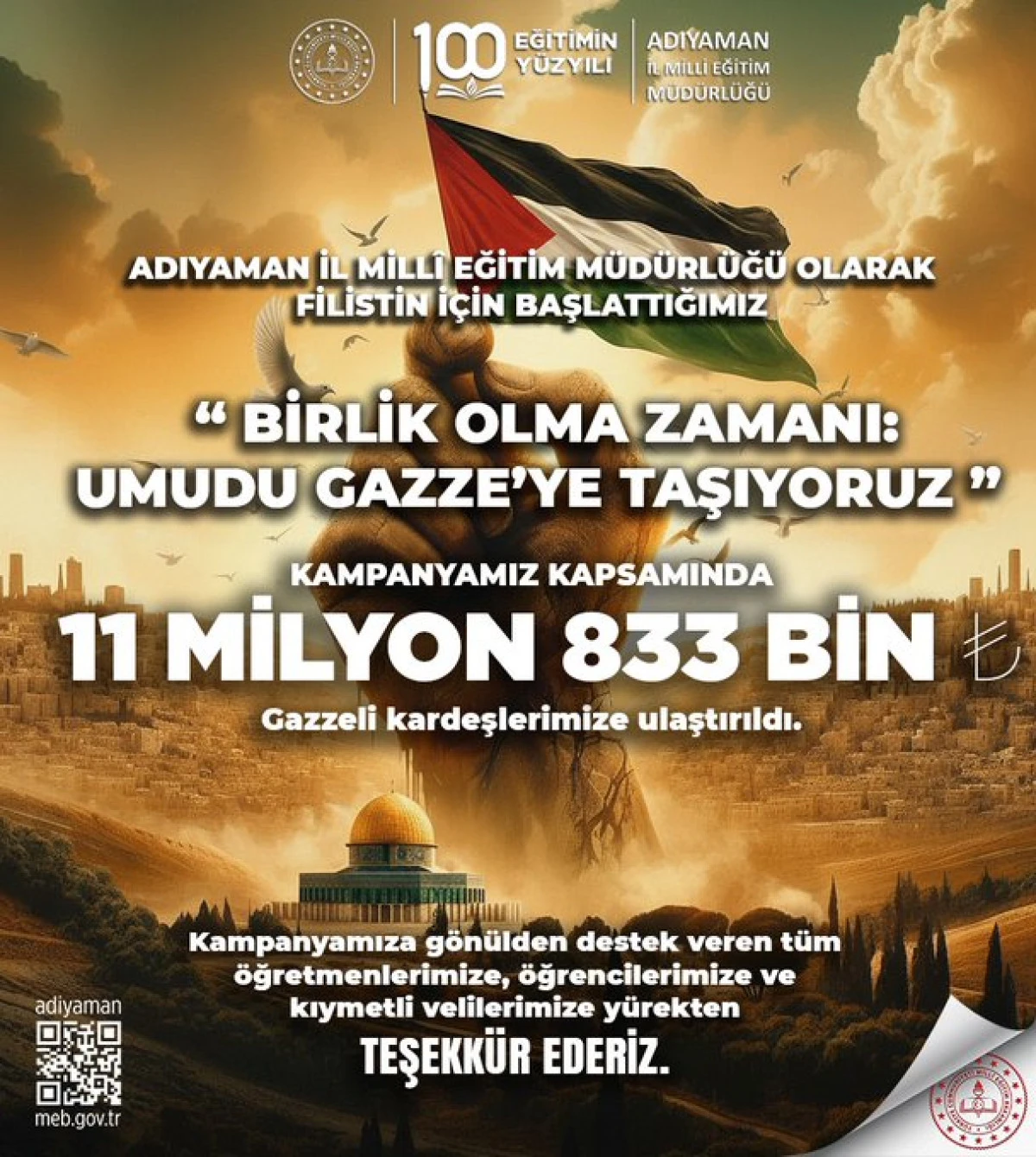 Gazze'ye Yardım Kampanyasında B&uuml;y&uuml;k Dayanışma 