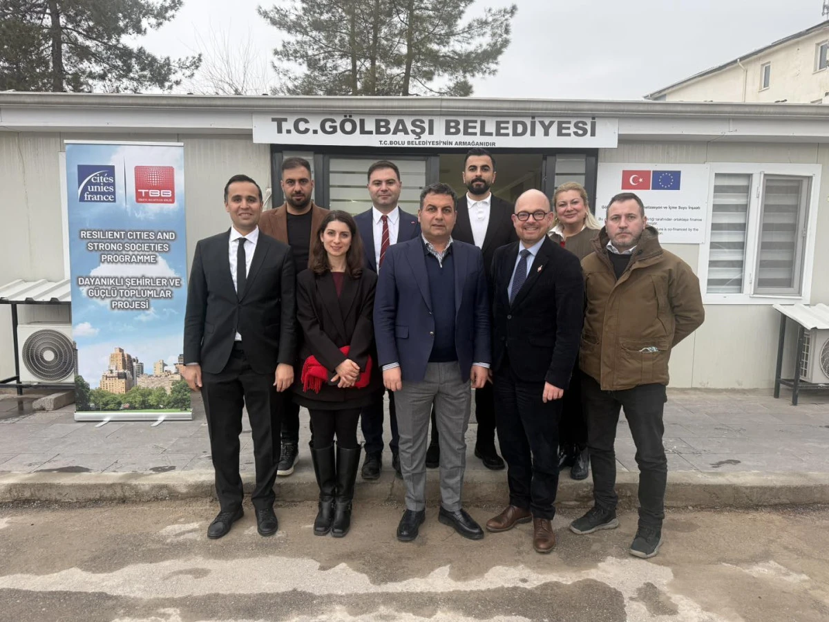 G&ouml;lbaşı Belediyesi&rsquo;ne Uluslararası Proje Ziyareti