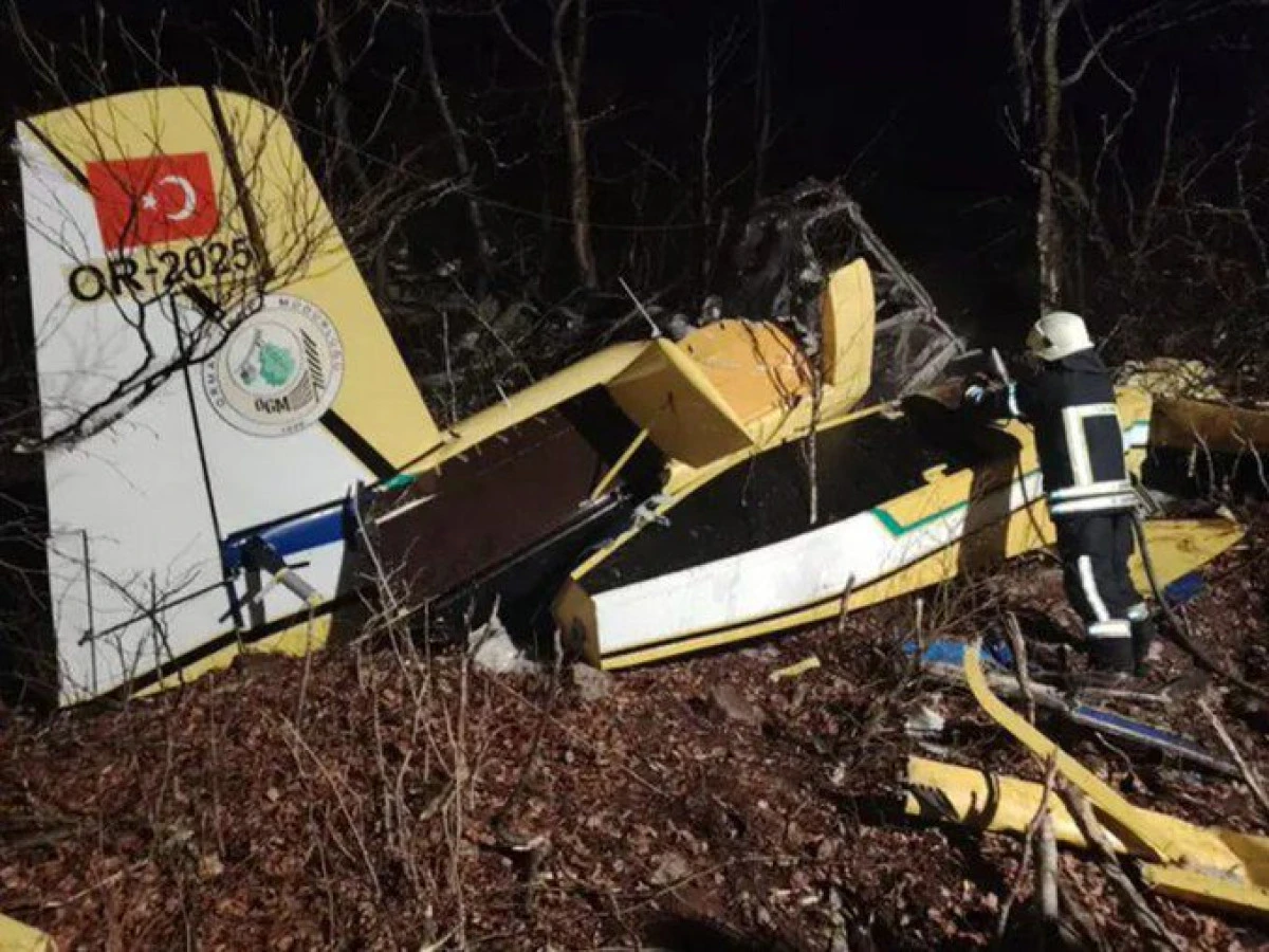 Hırvatistan’da Düşen Türk Yangın Söndürme Uçağının Pilotu Şehit Oldu