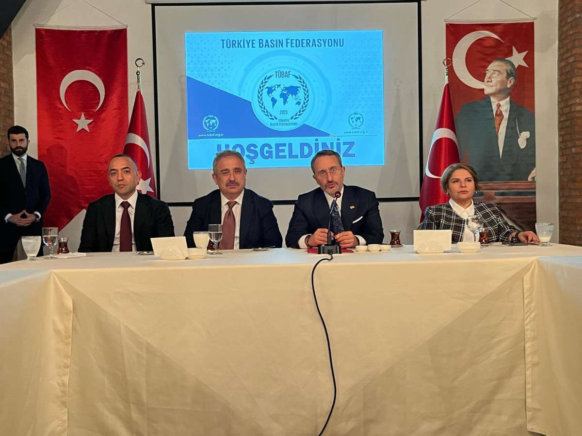İletişim Başkanı Fahrettin Altun Türkiye Basın Federasyonu'nun İftarına Katıldı