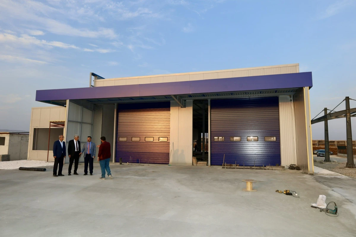 Kahta Araç Muayene İstasyonu İnşaatında Sona Yaklaşılıyor