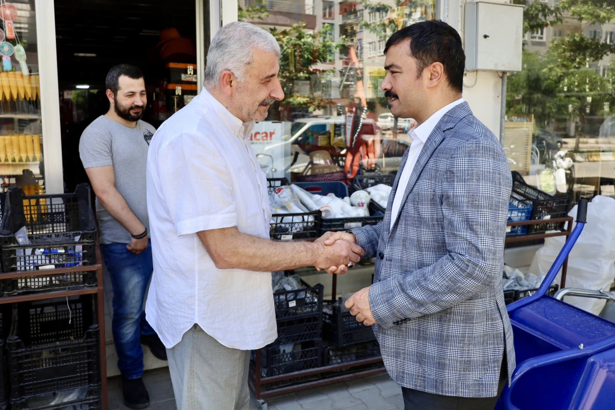 Kahta Kaymakamı Soysal&rsquo;dan Hastane Caddesi Esnafına Ziyaret