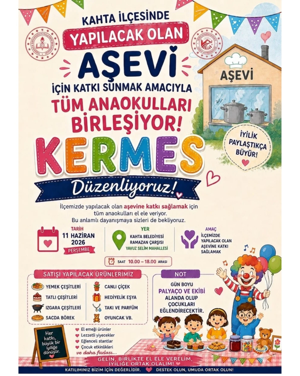 Kahta&rsquo;da Aşevi İ&ccedil;in Anlamlı Kermes D&uuml;zenleniyor