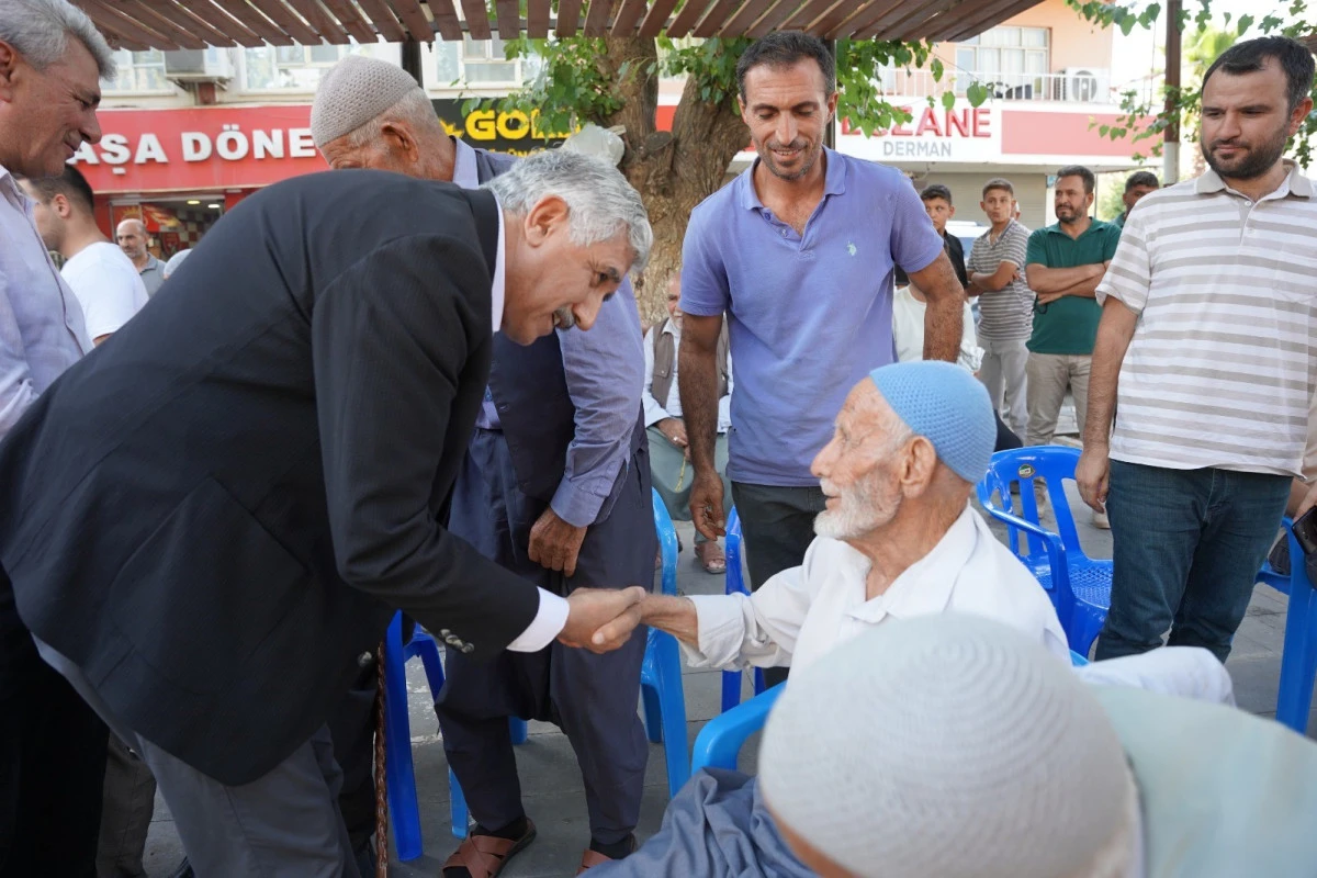 Kahta’da Halkla Buluşması Düzenlendi   