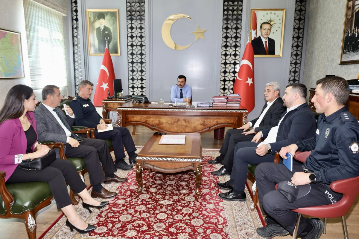 Kahta’da Kadına Yönelik Şiddetle Mücadele ve Spor Güvenliği Toplantıları 