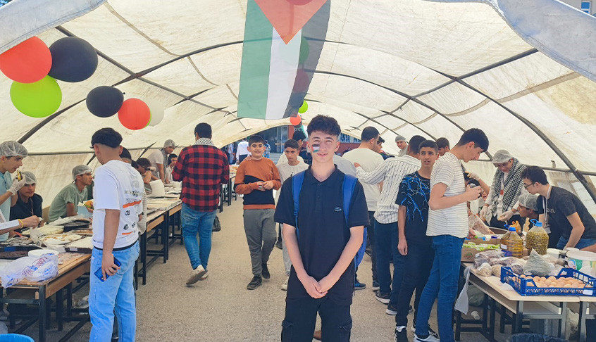 Kahta’daki Lise Öğrencileri Gazze Yararına Yardım Organizasyonu Düzenledi