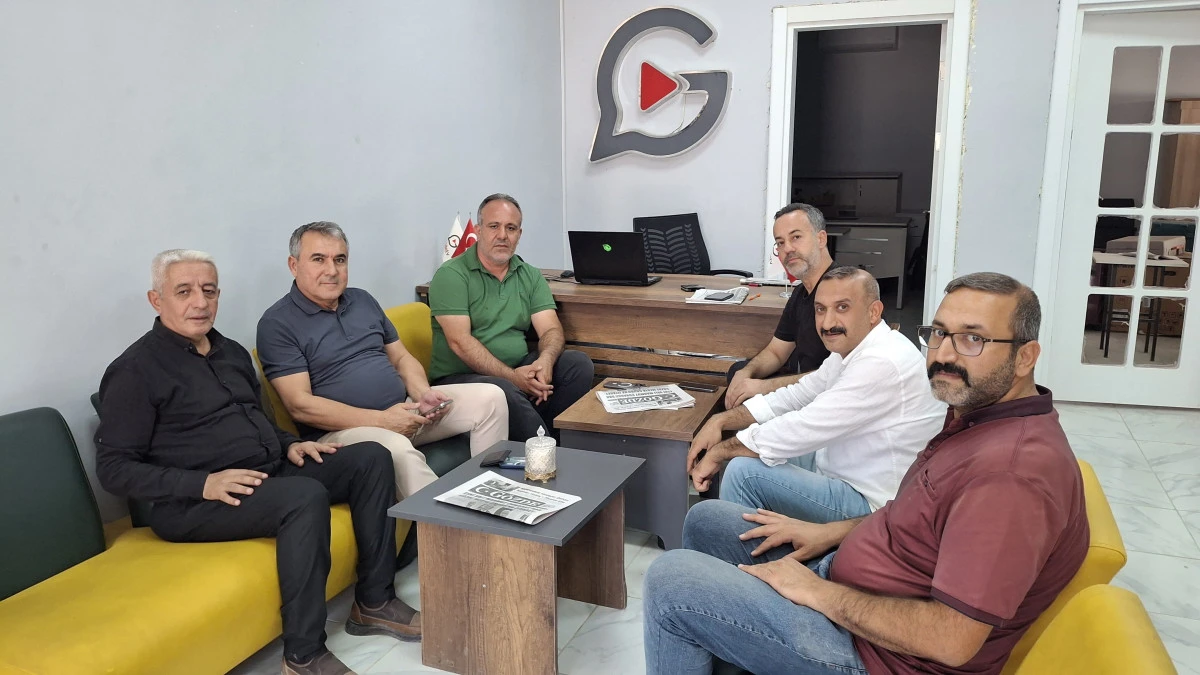 Kuştepe ve Beraberindeki Heyetten G&ouml;zde Medya&rsquo;ya Ziyaret