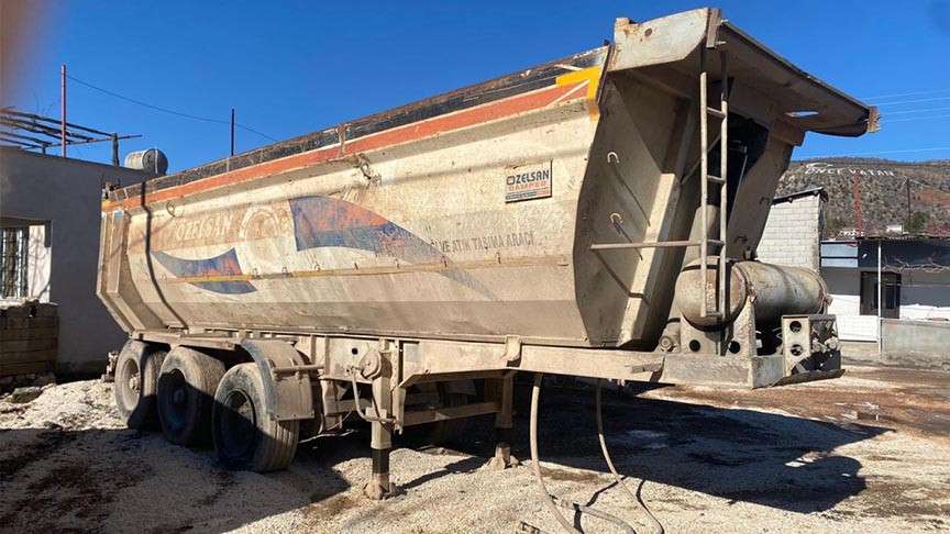 Malatya'da çalınan dorse Adıyaman'da bulundu