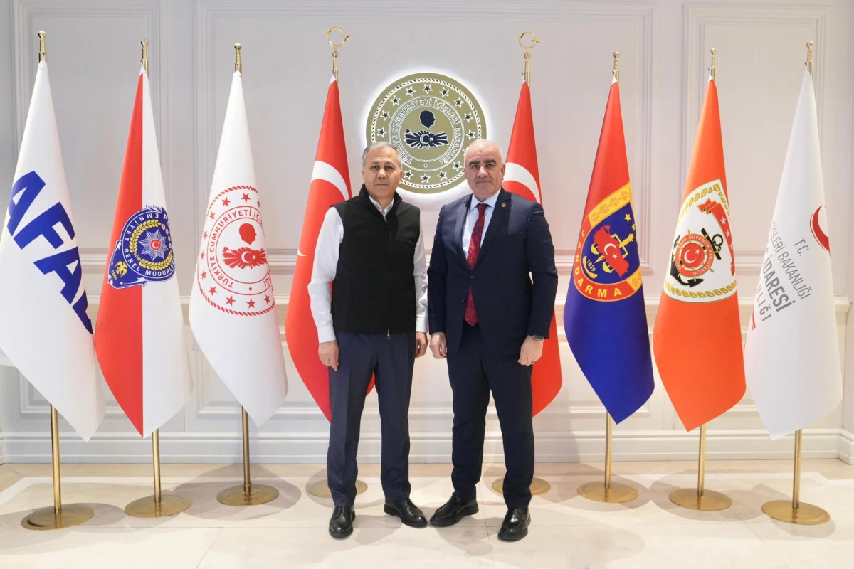 Milletvekili &Ouml;zhan'dan İ&ccedil;işleri Bakanı Ali Yerlikaya'ya Ziyaret