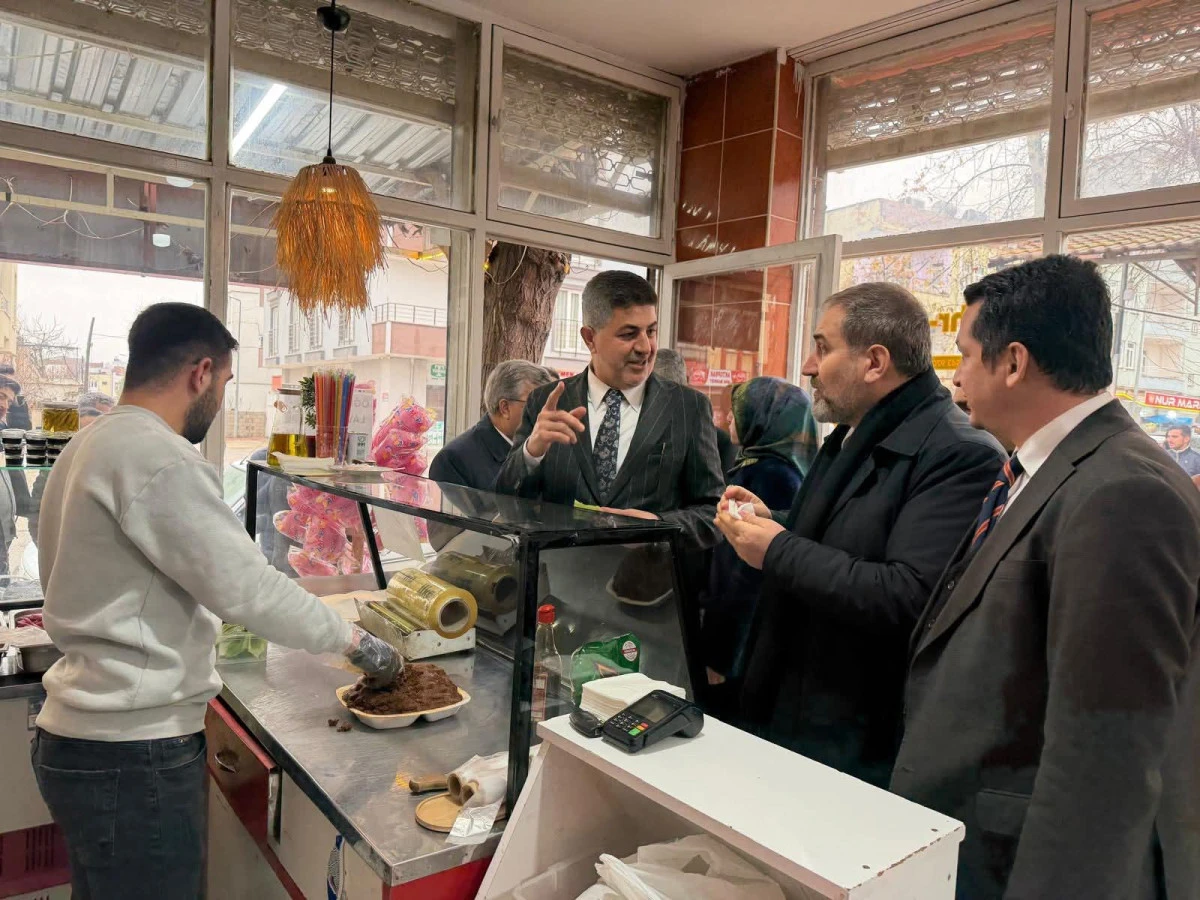 Milletvekili Şan  &Ccedil;arşı Esnaflarını Ziyaret Etti Talep Ve &Ouml;nerileri Dinledi