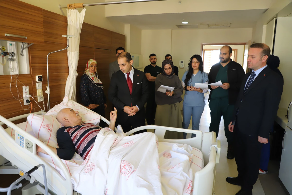 M&uuml;d&uuml;r Şirik&rsquo;ten Kahtalı Hamido&rsquo;ya Moral Ziyareti