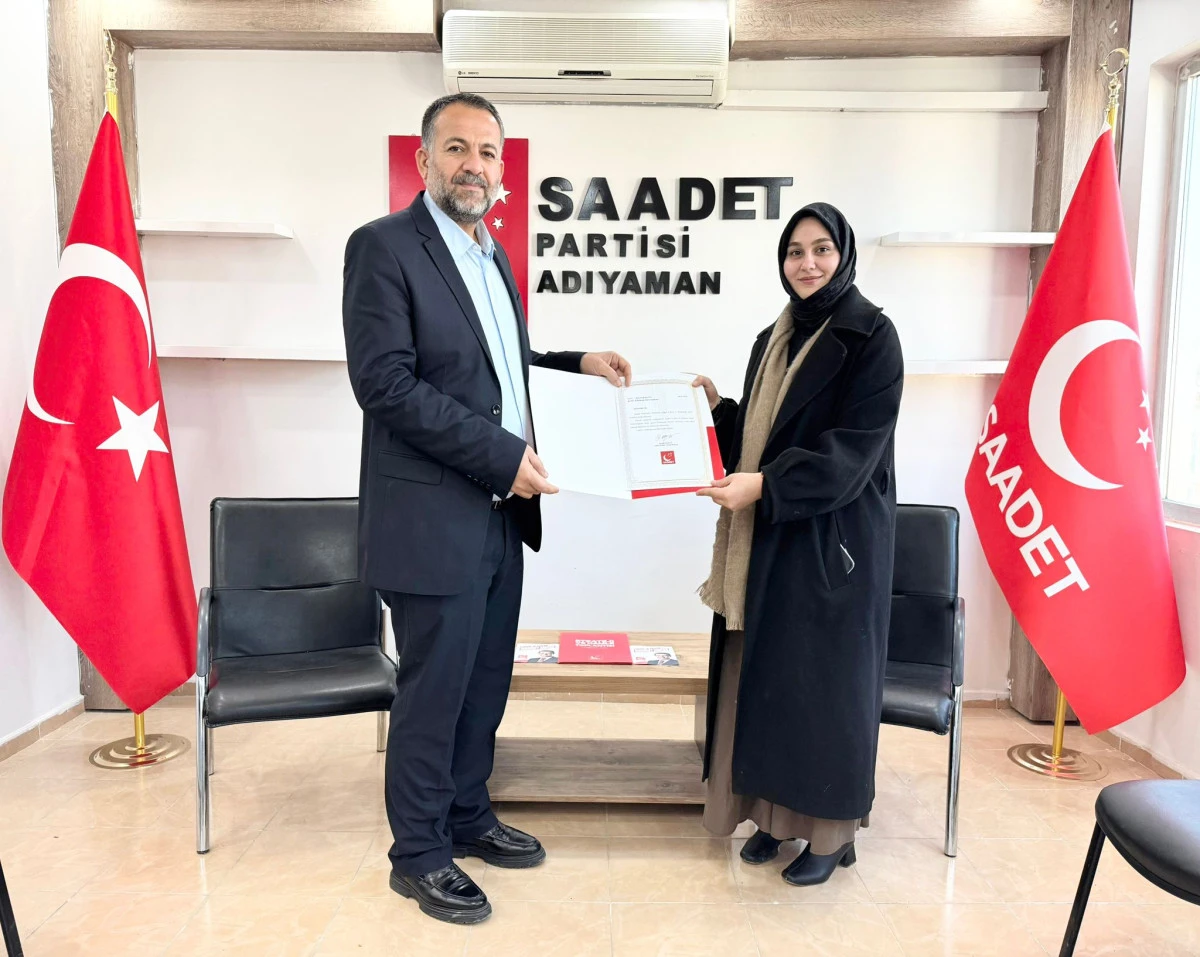 Saadet Partisi Adıyaman Kadın Kolları Başkanı: Elif Nur &Ccedil;il