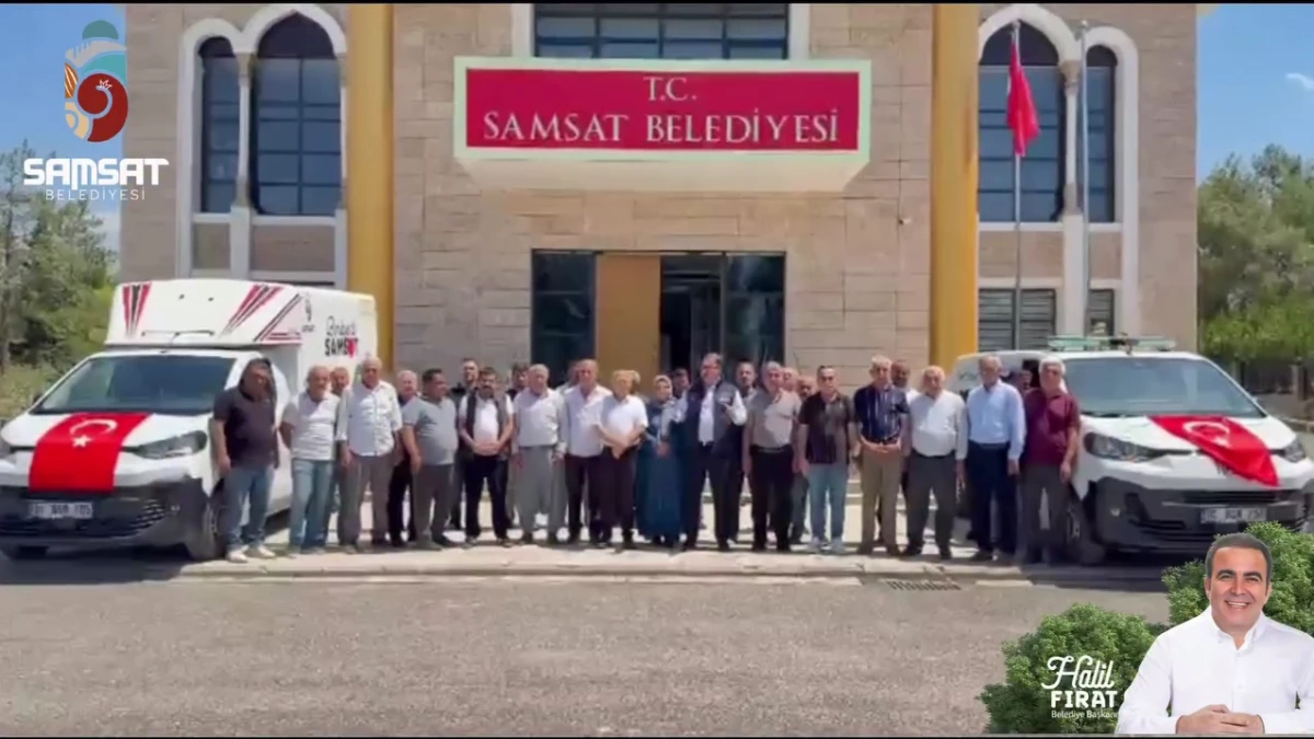 Samsat Belediyesi&rsquo;ne İki Sıfır Ara&ccedil; ve Yeni Yatırımlar