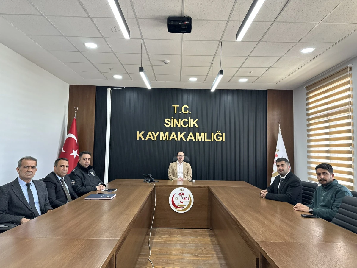 Sincik&rsquo;te 19 Mayıs Kutlamaları İ&ccedil;in Hazırlık Toplantısı Yapıldı