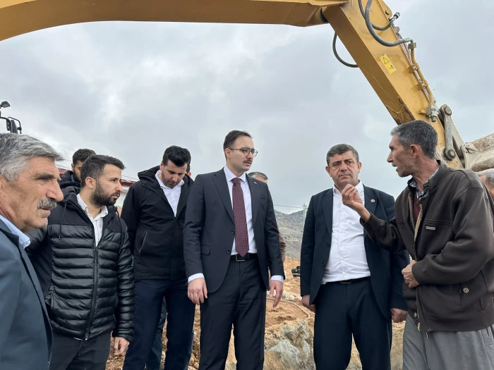 Sincik&rsquo;te İ&ccedil;me Suyu ve K&ouml;y Evleri &Ccedil;alışmaları Yerinde İncelendi