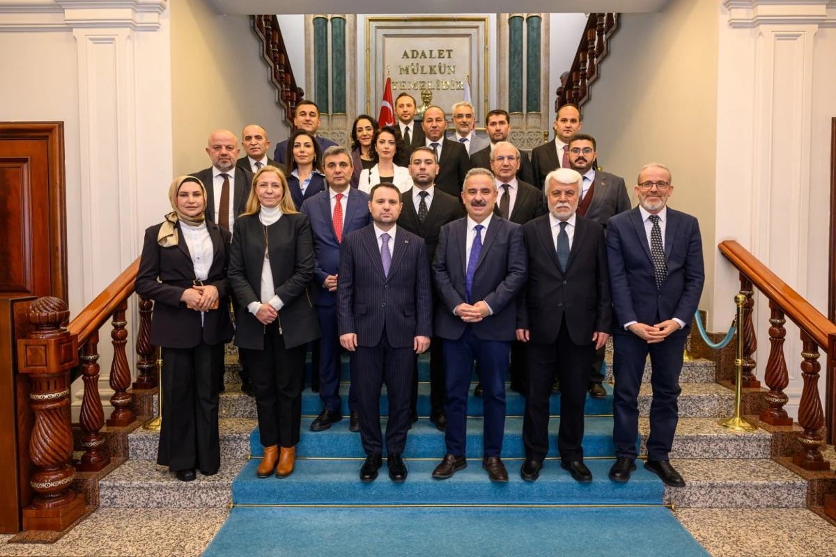 T&uuml;rkiye Basın Federasyonu&rsquo;ndan Adalet Bakanı Akın G&uuml;rlek&rsquo;e Ziyaret