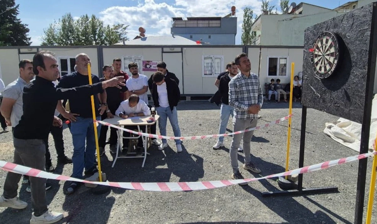Tut ilçesinde dart turnuvası tamamlandı   